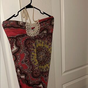 Bohemian Halter Maxi Dress